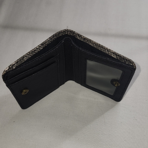 Fossil Black and Gray Snake Print Card Holder - Picture 7 of 7